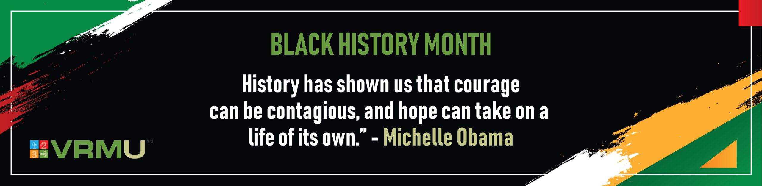 Black history month quote from Michelle Obama